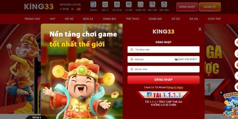 Hướng dẫn đăng nhập King33 đơn giản và nhanh gọn chỉ 3 bước 